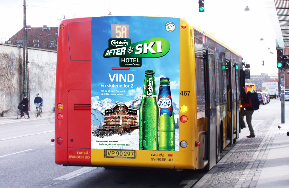 Carlsberg Beer / After Ski Hotel BTL Campaign