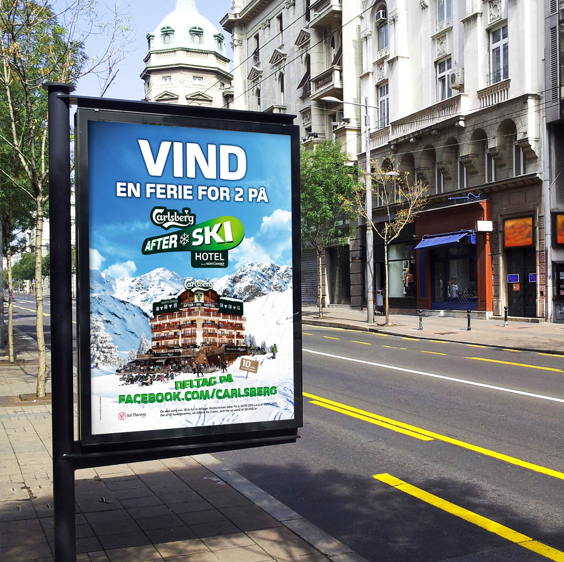 Carlsberg Beer / After Ski Hotel BTL Campaign