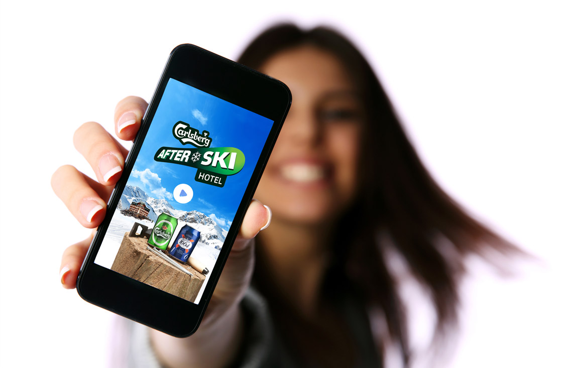Carlsberg Beer / After Ski Hotel BTL Campaign