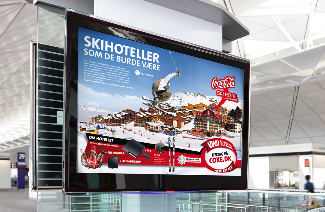Coca Cola / Ski Hotel BTL Campaign